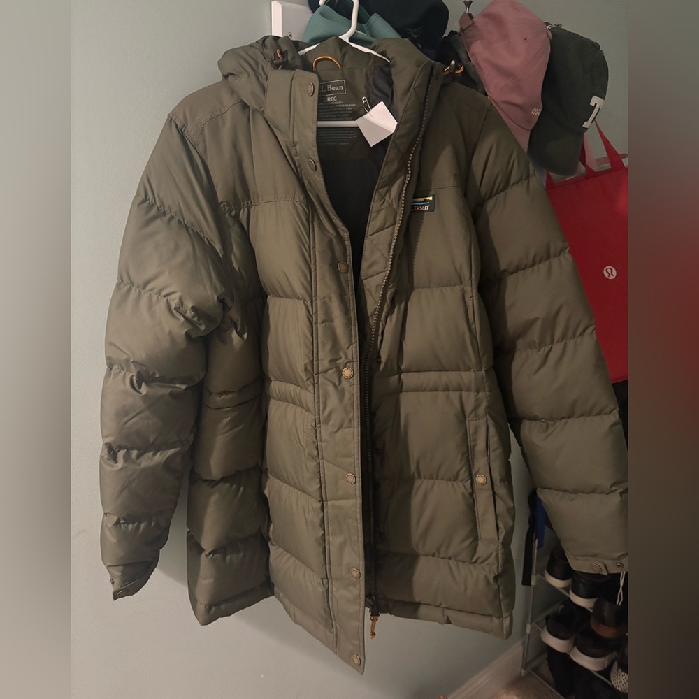 L.L. Bean Women's Ski Jacket - Olive Green